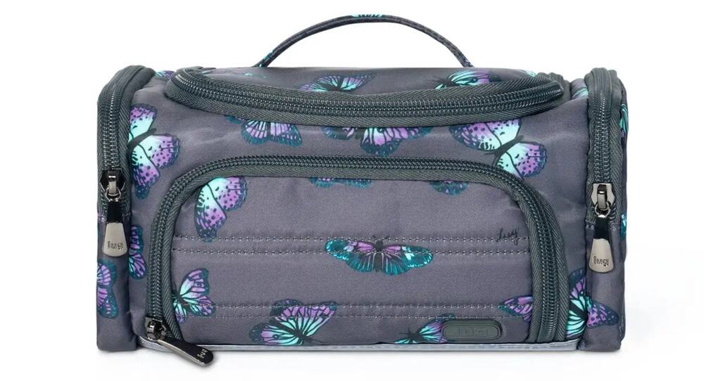 Lug Bags Trolley Bundle Cosmetic Butterfly Gray Travel Case